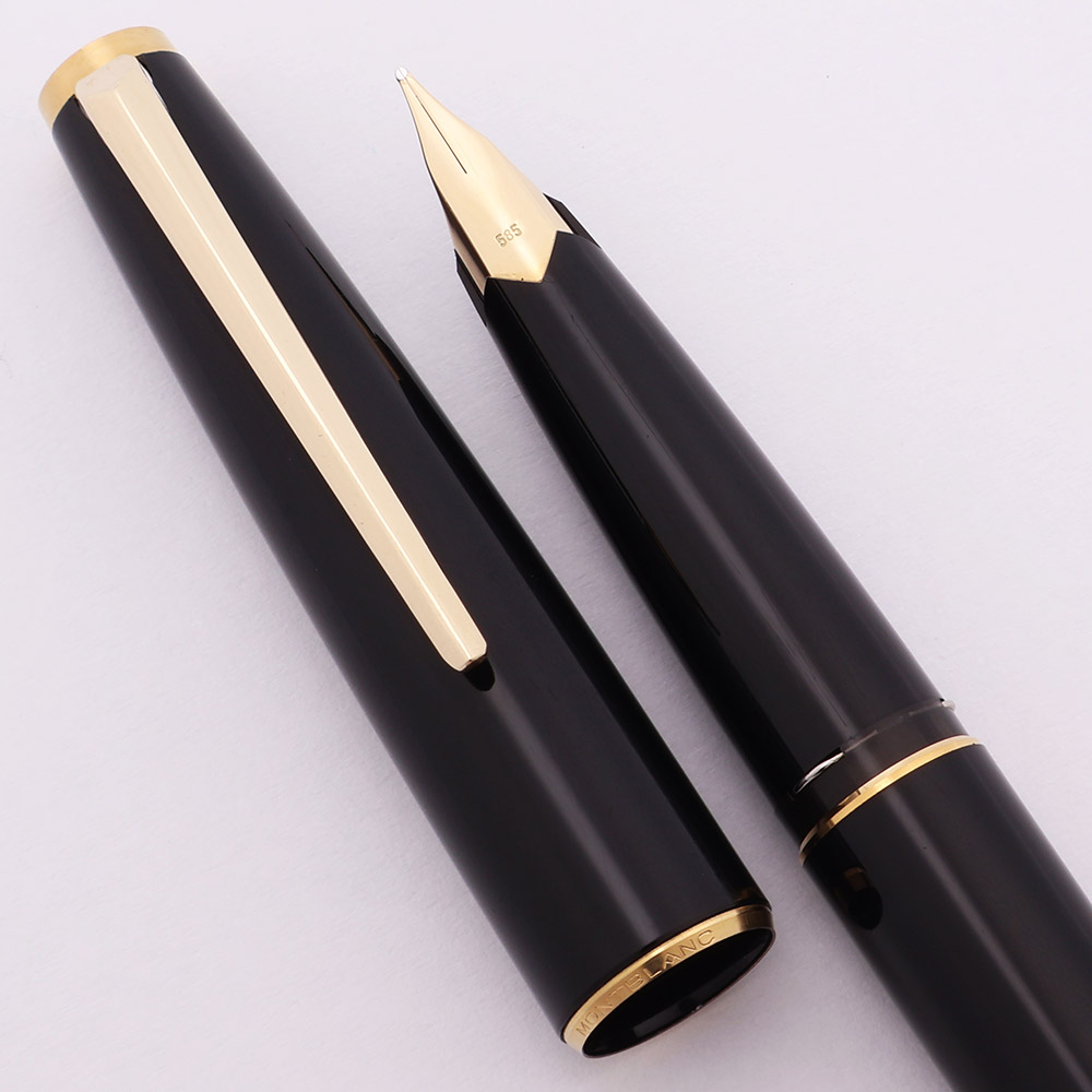 Montblanc 220P (?) Fountain Pen (1970s) - Black, C/C, 14k Fine Nib